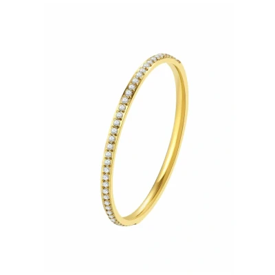 Abbildung von Hey Happiness SLIM BAND Ring, Damen, Größe: 52, Goldfarben