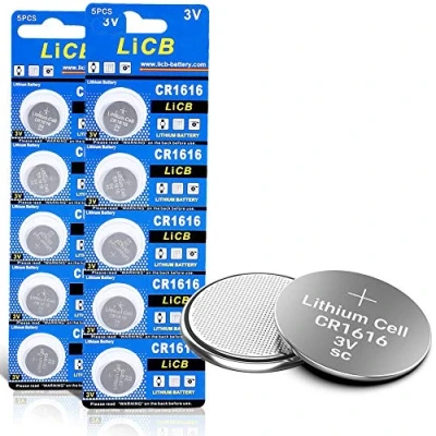Abbildung von LiCB 10 Stück CR1616 3V Lithium Knopfzellen CR 1616 Batterien