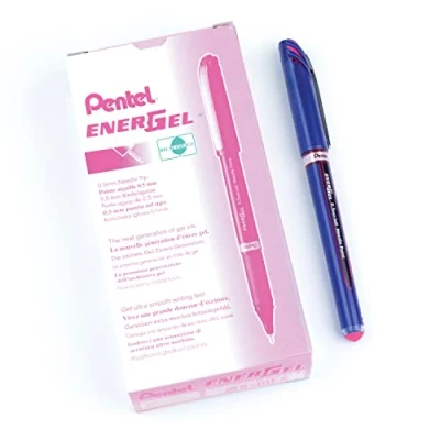 Abbildung von Pentel BLN25 Energel Plus Liquid Gel Roller mit Nadelspitze, 0.25 mm, schwarz