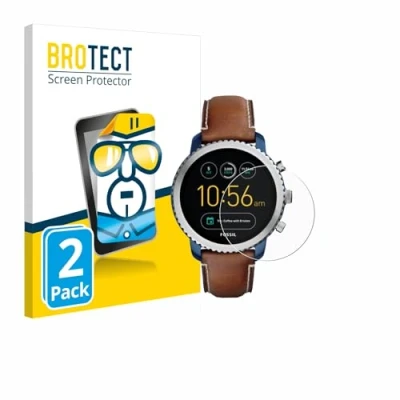 Abbildung von BROTECT (2 Stück Schutzfolie für Fossil Q Explorist (3.Gen) Displayschutz Folie Ultra Klar