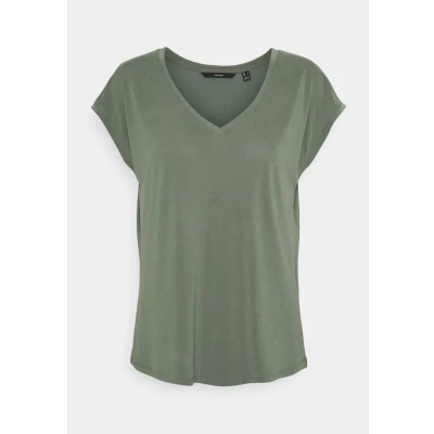 Abbildung von Vero Moda Vmfilli V NECK TEE Tshirt basic, Damen, Größe: XS, Laurel wreath