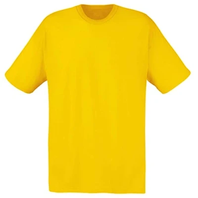 Abbildung von Fruit of the Loom Herren Screen Stars Original T Shirt (3XL) (Sonnenblumengelb)