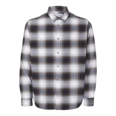 Abbildung von Selected Homme Slhslimowen Hemd, Herren, Größe: XL, White/chocolate