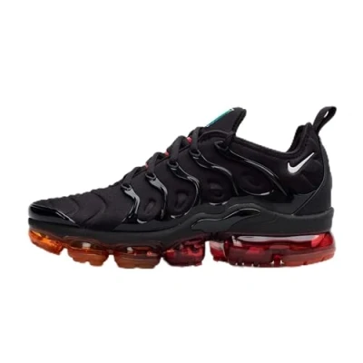 Abbildung von Nike Sportswear AIR Vapormax PLUS Sneaker low, Herren, Größe: 38.5, Black/light smoke grey/magma orange/university red Kunststoff/textil