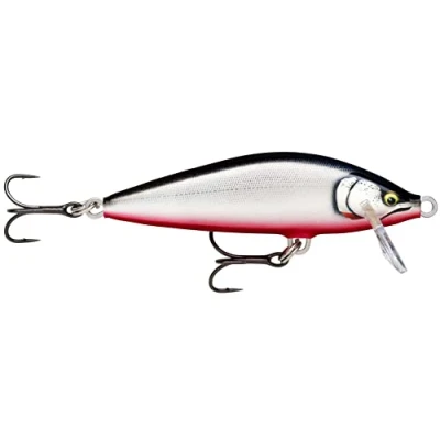 Abbildung von Rapala Angelköder Countdown Elite Angelzubehör aus Balsaholz Süßwasser Spinnköder Sinkend Lauftiefe: 1,2m Größe: 7,5cm / 10g Hergestellt in Estland Gilded Red Belly