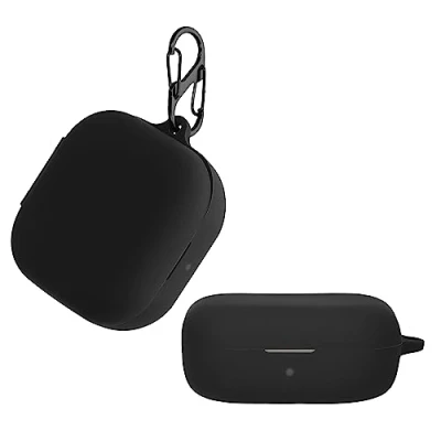 Abbildung von kwmobile Hülle kompatibel mit AfterShokz Openfit Kopfhörer Case TPU Silikon Cover Schutzhülle in Schwarz