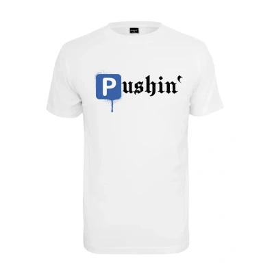 Abbildung von Mister Tee Pushin Tshirt print, Herren, Größe: Large, White