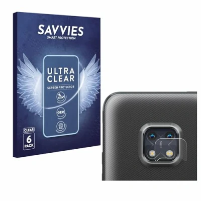 Abbildung von Savvies 6 Stück Schutzfolie für Nokia XR20 (NUR Kameraschutz) Displayschutz Folie Ultra Transparent