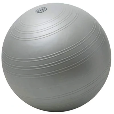 Abbildung von Togu Gymnastikball Powerball Challenge ABS (Berstsicher), silber, 55 65 cm