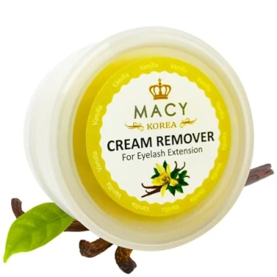 Abbildung von P Beauty Wimpernremover Cream Macy Lash Extension Entferner Entfernung Wimpernverlängerung &amp; Wimpernkleber hautfreundliche, schnelle Kleberentfernung für künstliche Wimpern 15g Vanille