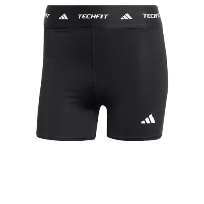 Abbildung von adidas Performance Techfit STAY IN PLAY Short Leggings Tights, Damen, Größe: XXSx3&quot;, Black