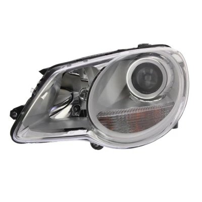 Abbildung von VALEO 043264 Scheinwerfer links H7, W5W, PY21W Halogen transparent mit Abblendlicht für Rechtsverkehr ORIGINAL TEIL Stellmotor LWR