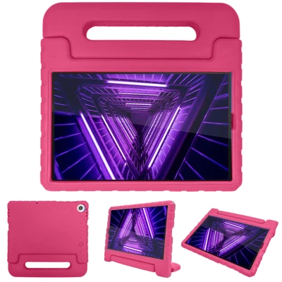 Abbildung von Schutzhülle mit Handgriff kindersicher für das Lenovo Tab M10 HD (2nd gen) Rosa