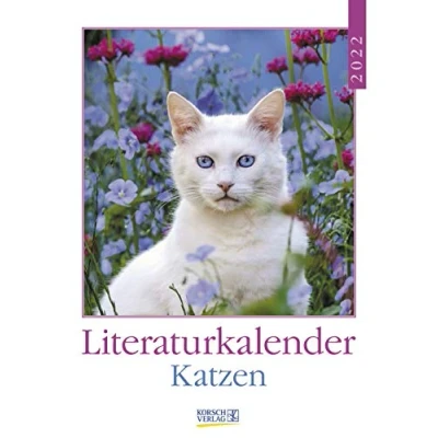 Abbildung von Literaturkalender Katzen 2022: Literarischer Wochenkalender * 1 Woche Seite literarische Zitate und Bilder 24 x 32 cm