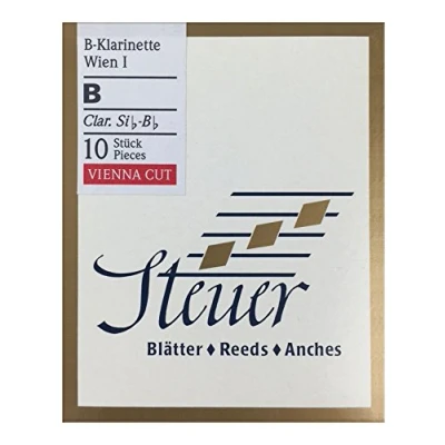 Abbildung von Steuer Blatt BB Klarinette Solo White Line B Wiener Schnitt 10er Packung