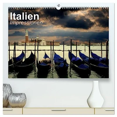 Abbildung von Italien Impressionen (hochwertiger Premium Wandkalender 2025 DIN A2 quer), Kunstdruck in Hochglanz
