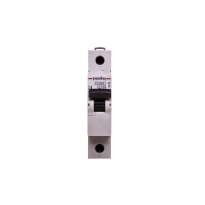 Abbildung von LEGRAND, RX3 Leitungsschutzschalter, thermisch magnetischer Schutzschalter, B Charakteristik, 25A, 1 polig, 6000A Ausschaltvermögen, 230/400VAC, 1TE, 419138