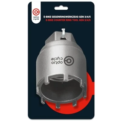 Abbildung von Optio Cycle Tretlager Werkzeug für Bosch Lockring Gen 3/4/5 Hochwertiges Tretlagerschlüssel E Bike &amp; Kurbelabzieher Fahrrad Spider Tool