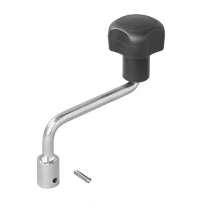 Abbildung von APT Hebel für Stützrad 48 mm Stahl Kurbel Anhänger Wohnwagen Bugrad Deichselrad