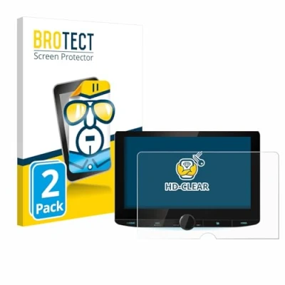 Abbildung von BROTECT (2 Stück Schutzfolie für Kenwood DNR992RVS Displayschutz Folie Ultra Klar