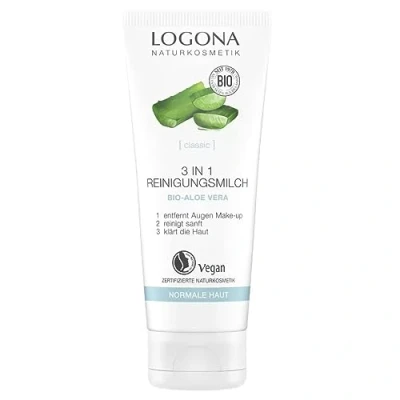 Abbildung von Logona Classic 3 in 1 Reinigungsmilch Bio Aloe Vera