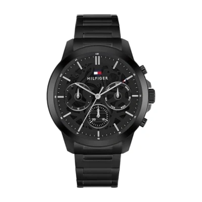 Abbildung von Tommy Hilfiger Henry Uhr, Herren, Größe: One Size, Black