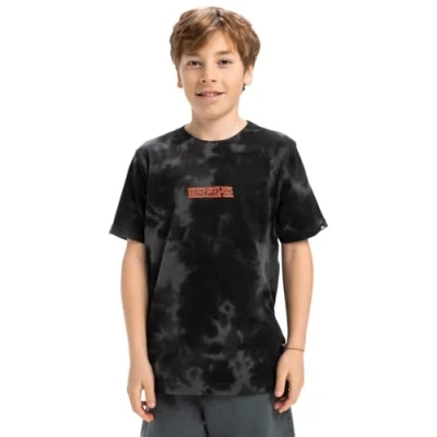 Abbildung von Quiksilver FROG Ritual TEE Youth Unisex Tshirt print für Kinder, Größe: 176, Black