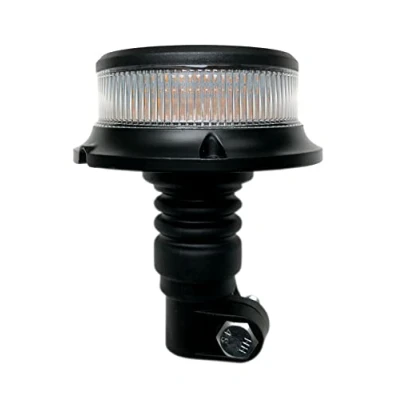 Abbildung von MelTruck® Orange weiß 18 LED Rundumleuchte Warnlicht 12/24V E9 3x Blitzmuster ECE R65 R10 (ohne Aufsteckrohr)
