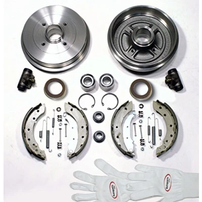 Abbildung von Autoparts Online Set 60003729 Bremstrommeln Bremsen Kit mit ABS Ringen + Radlager hinten