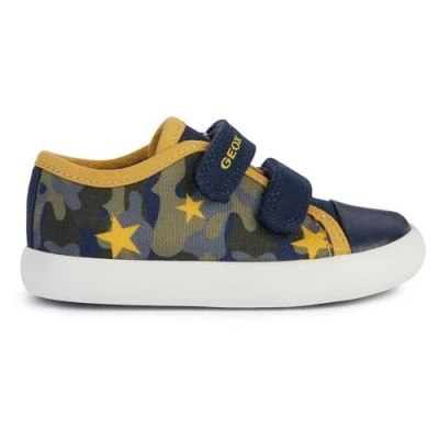 Abbildung von Sneakers Geox Modell B Gisli Boy Farbe Tierdruck