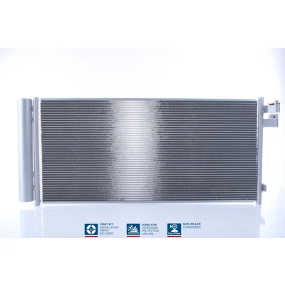 Abbildung von NISSENS 941242 Klimakondensator mit Trockner Aluminium 652 R 134a