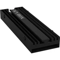 Abbildung von ICY BOX M.2 Kühlkörper für PS5, passend SSD (2280), 10mm Bauhöhe, 3X Wärmeleitpad, IB M2HS PS5