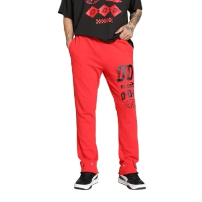 Abbildung von PUMA Herren Scoots Trail Blazing Basketball Jogginghose XL for All Time Red