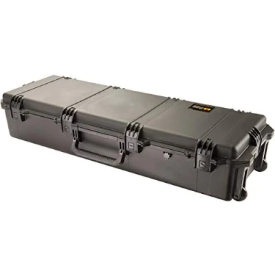 Abbildung von Peli Storm IM3220 Langer Transportkoffer für Stative und Waffenausrüstung, Wasser Staubdicht, 86L Volumen, Ohne Schaum, Schwarz