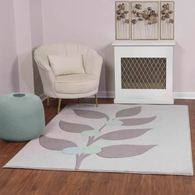 Abbildung von Surya Bordeaux Wohnzimmer Teppich modern Abstrakt Design in Marmor Optik für Wohnzimmer, Esszimmer, Schlafzimmer groß, weicher Kurzflor 160x213 cm Grau, Grün und Blau