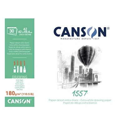 Abbildung von Canson Pad 1557 Drawing A2 180 g Skizzenbuch