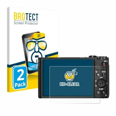 Abbildung von BROTECT (2 Stück Schutzfolie für Sony Cyber Shot DSC HX99 Displayschutz Folie Ultra Klar