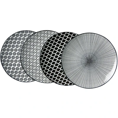Abbildung von Ritzenhoff &amp; Breker Speiseteller &quot;Takeo&quot;, (Set, 4 St.), Porzellan, skandinavisch schlichter Touch, Ø 26,5 cm