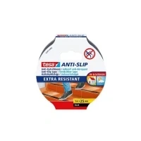 Abbildung von tesa Klebehaken Antirutschband 5 m x 25 mm, schwarz