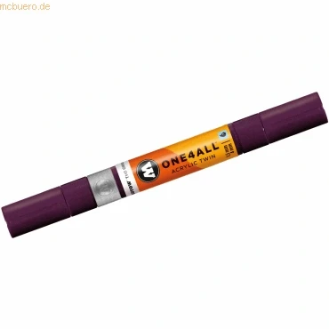 Abbildung von Molotow Permanentmarker One4All Acrylic Twin nachfüllbar 1,5 und 4mm p
