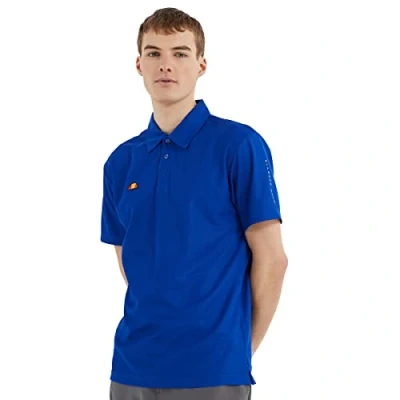 Abbildung von ellesse Bertola Herren Golf Poloshirt, geruchshemmend, feuchtigkeitsableitend, 3 Knöpfe