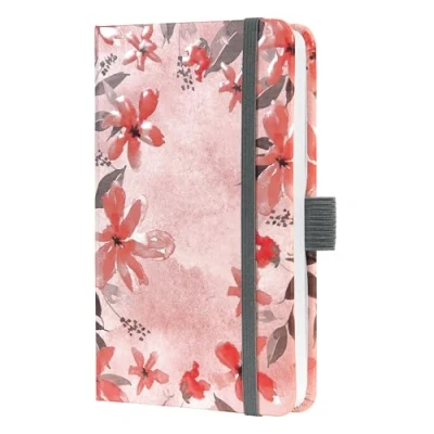 Abbildung von SIGEL J5336 Wochenkalender Jolie 2025, Loose Florals Lilac, ca. A6, Hardcover, Gummiband, Stiftschlaufe, Einstecktasche, 174 Seiten, vegan, aus nachhaltigem Papier, Terminplaner