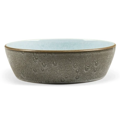 Abbildung von Bitz Schüssel Gastro Grau/Hellblau ø 18 cm / 850 ml