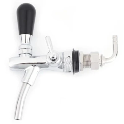 Abbildung von DEWIN Einstellbare Zapfhahn, Bierhahn Beer Keg Hahn Edelstahl G5/8 Adjustable Bier Entwurf Shank für Hausbar Silber