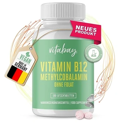Abbildung von Vitabay Vitamin B12 500 mcg ohne Folat 180 St