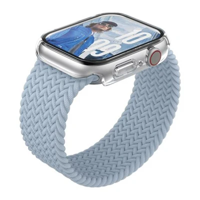 Abbildung von PanzerGlass® Displayschutz Snappie Full Body Slim Transparent für Apple Watch 45mm