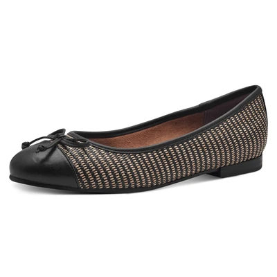 Abbildung von Marco Tozzi Klassischer Ballerina black, Damen, Größe: 40, Black Schuhe