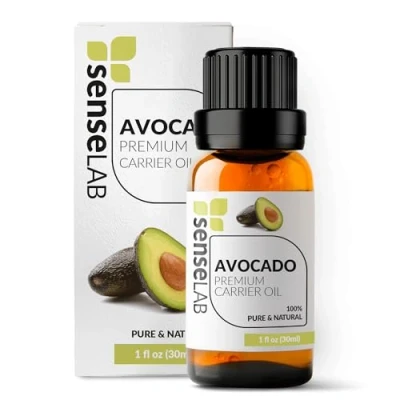 Abbildung von SenseLAB Avocado öl 100% Reines, Natürliches, Kaltgepresstes Trägeröl, Um Ätherische Öle Zu Mischen Feuchtigkeitsspendendes Öl Für Die Haut Und Nagelpflege (30 ml)