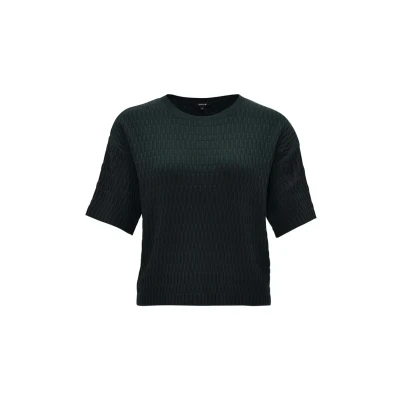 Abbildung von Opus PINU Structure Tshirt basic, Damen, Größe: Medium, Emerald
