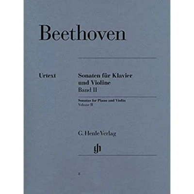 Abbildung von Sonaten für Klavier und Violine, Band II: Besetzung: Violine (G. Henle Urtext Ausgabe)